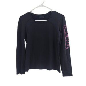 CASALL Essential Athletic Training Top Woman's Long Sleeve Black Size Small